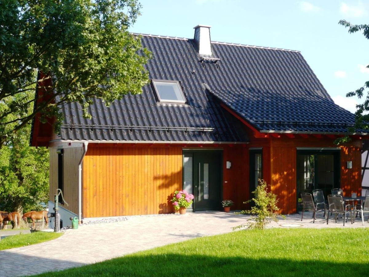 Ferienhaus Wasserfall Bestwig Buitenkant foto